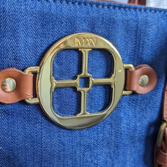 MAN - blue and brown purse - Picture 9 of 10